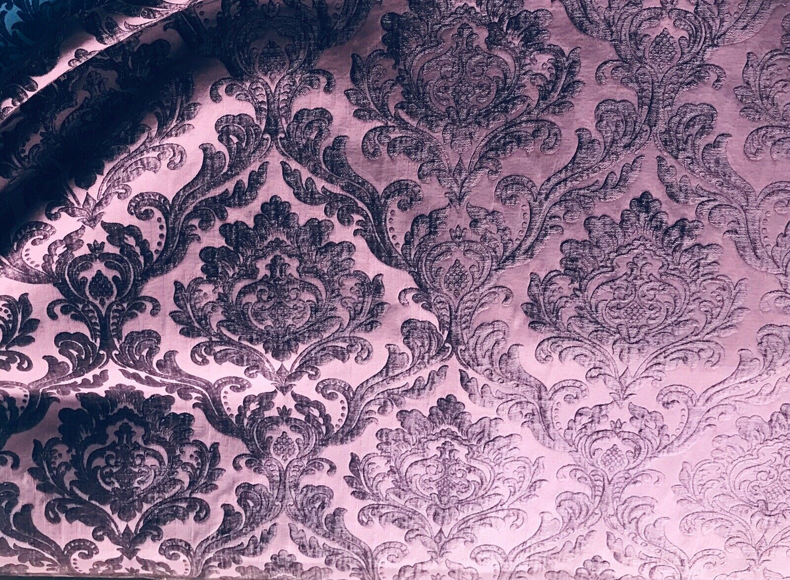 purple upholstery fabric