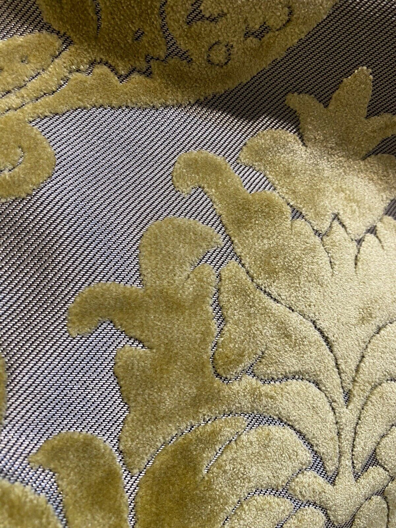 Prince Alexandre Designer Medallion Burnout Chenille Velvet Fabric ...
