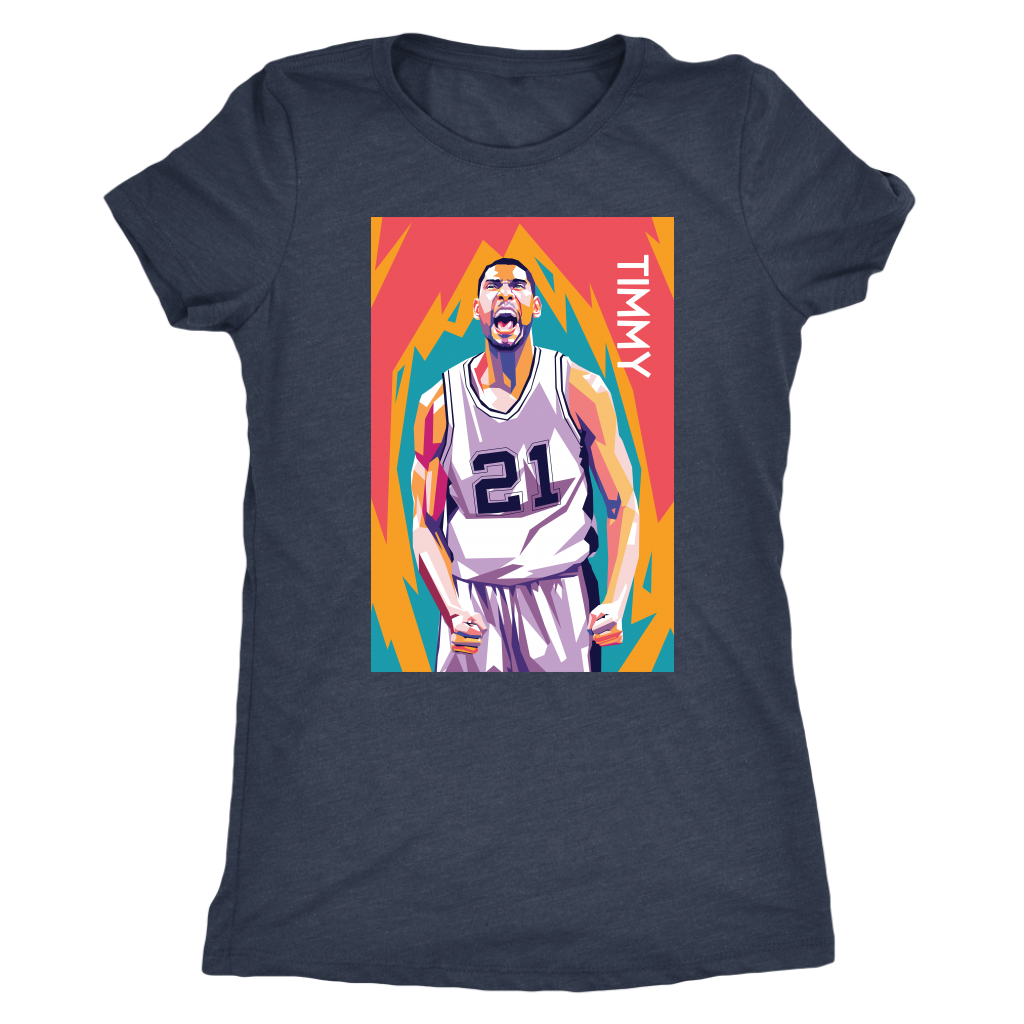 tim duncan womens shirt