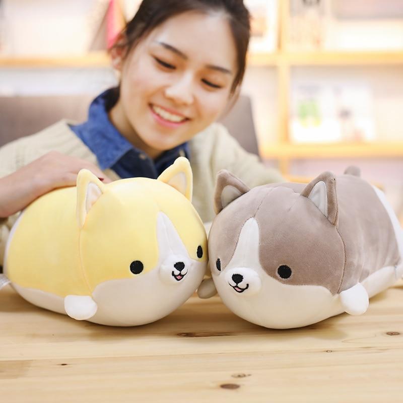 squishy corgi plush