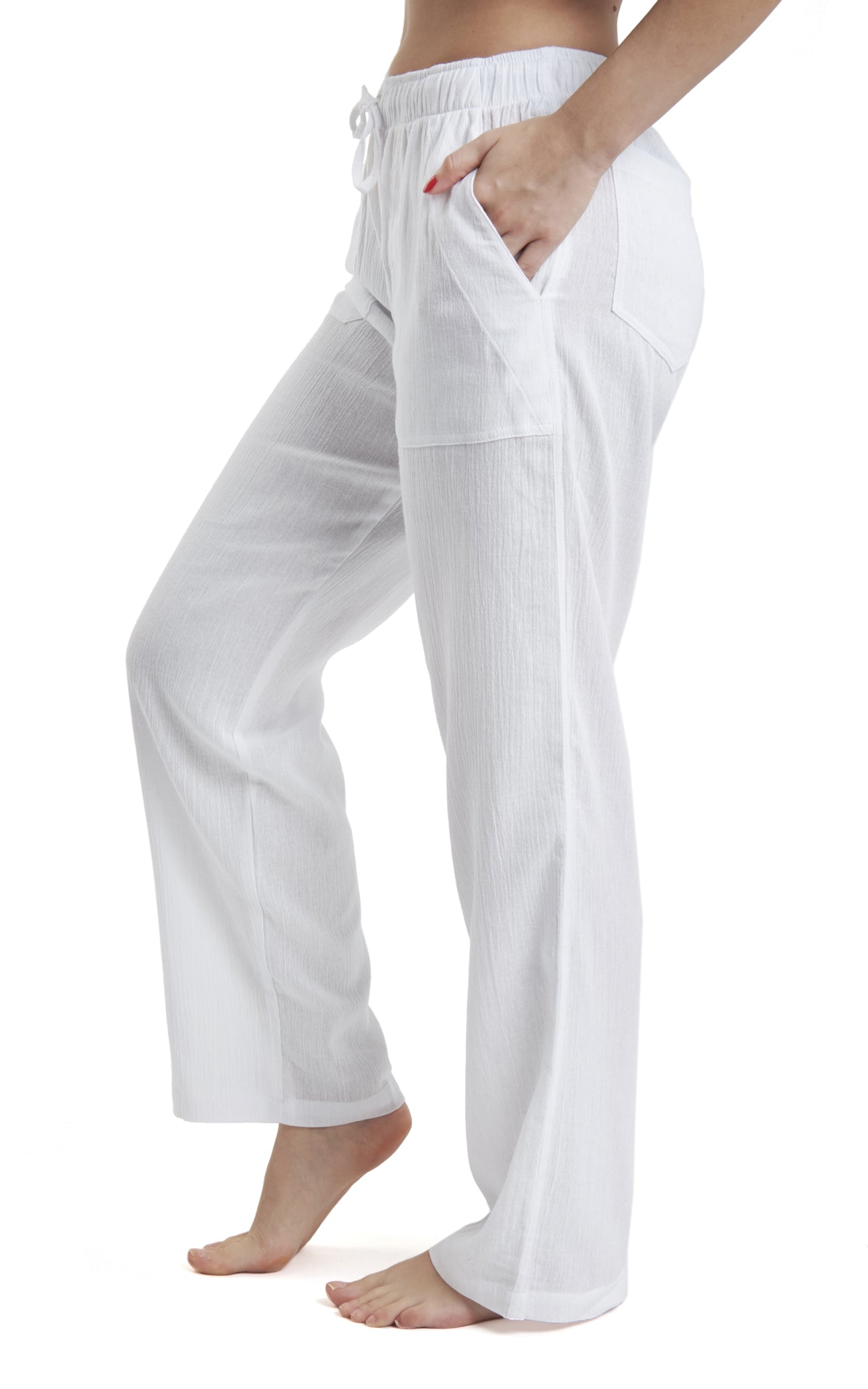 cotton beach trousers