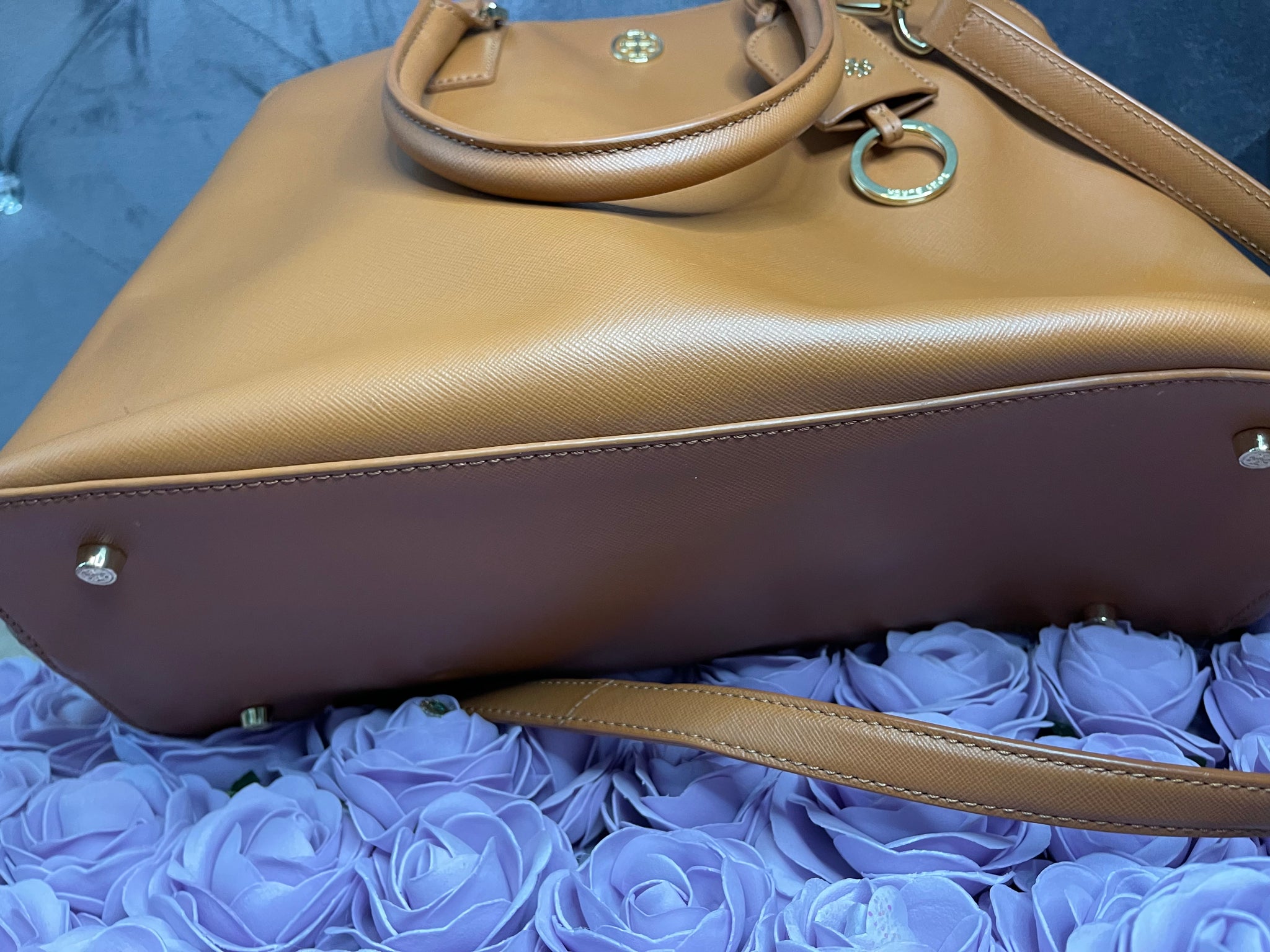 TORY BURCH TOTE BAG (Camel) – She Sadity Couture
