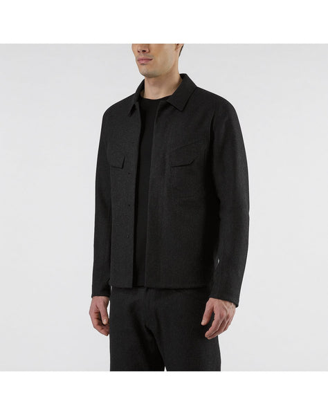 Haedn Overshirt Black Heather – cruvoir-test