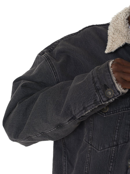 classic sherpa jean jacket yeezy