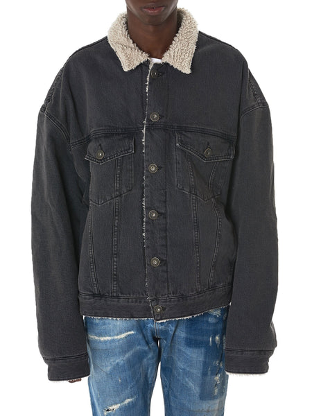 classic sherpa jean jacket yeezy