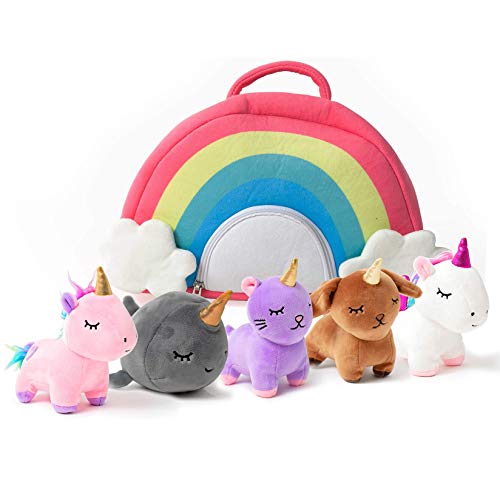 MindSprout Unicorn Mommy Stuffed with 4 Babies Inside her Tummy, for Girls  3 4 5 6 7 8 Years Old, Unicorn Toys for Girls Age 4-5, Best Birthday Gifts,  Stuffed Animals Toy Age 6-8 : : Toys