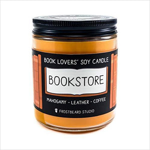 Bookstore - Book Lovers' Soy Candle-Guild Product - www.Gifteee.com - Cool Gifts \ Unique Gifts - The Best Gifts for Men, Women and Kids of All Ages