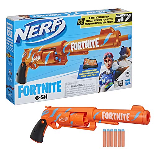  Nerf Fortnite AR-Durrr Burger Motorized Blaster - Customizing  Stickers, 20 Darts, 10-Dart Clip - for Youth, Teens, Adults (  Exclusive) : Toys & Games