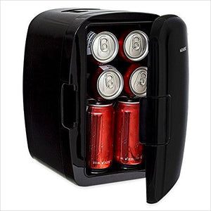 Portable 8 Can Mini Fridge Cooler & Warmer - Gifteee Unique &am...