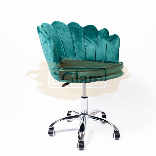 Modern Leisure Velvet Shell Height Adjustable Swivel Office Desk Chair –  BGlam Mauritius