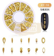 Nail Art Gold Jewelry Decoration - Available in 17 designs