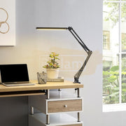USB Dimmable LED Folding Desk Lamp with Clamp