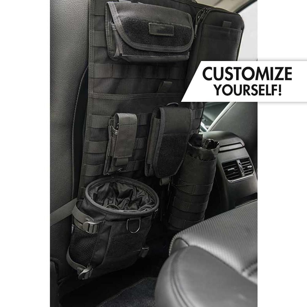 tactical car seat back organizer