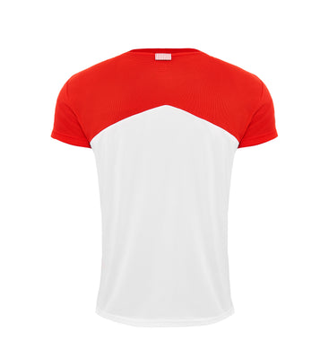 red & white t shirt