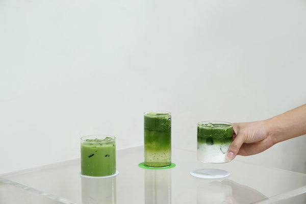 Iced Matcha Club Glass Cup