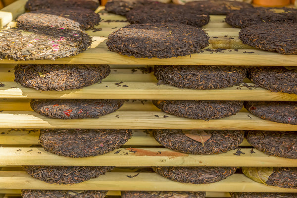 pu erh tea cake