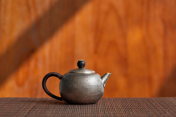 silver gongfu teapot