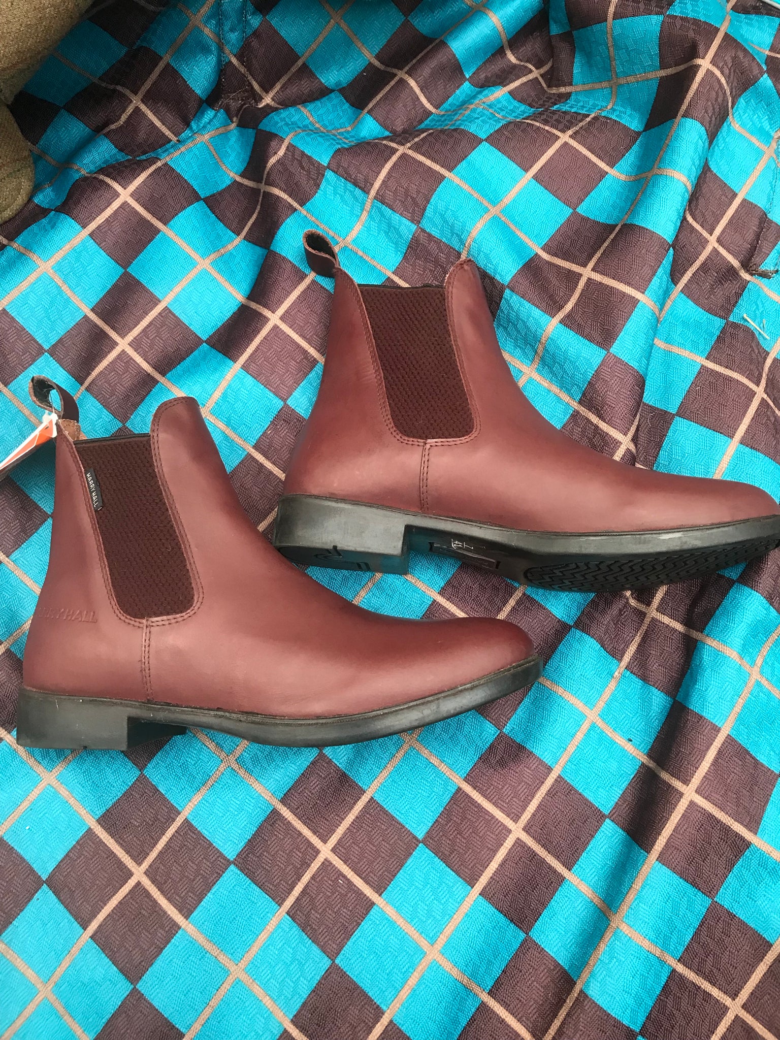 oxblood jodphur boots