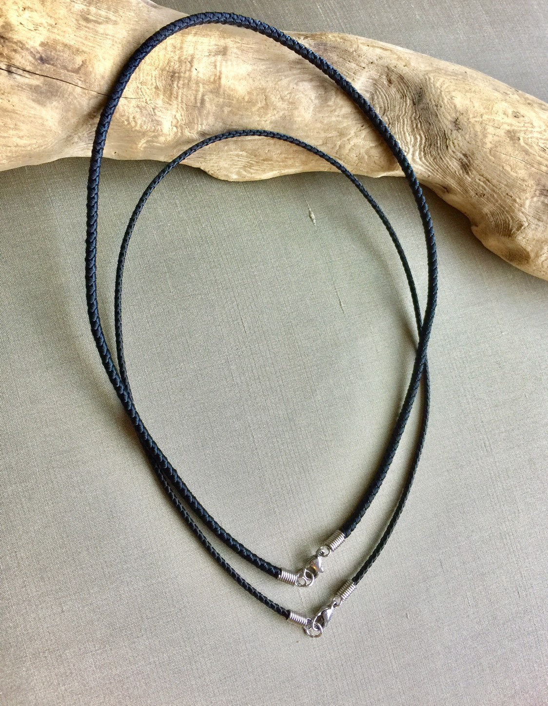 braided cord necklace