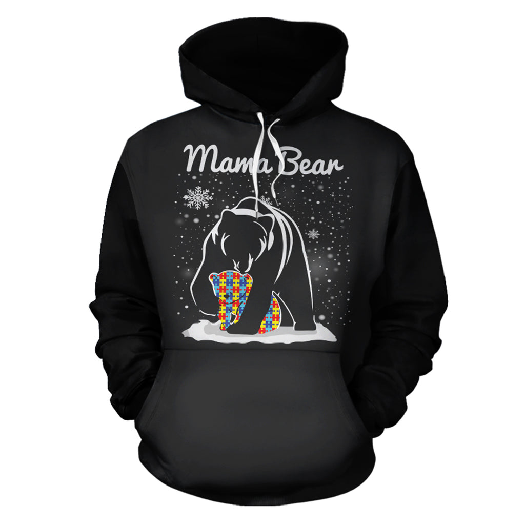 mama bear zip up hoodie