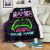 Xbox I'm a gamer fleece blanket TTM