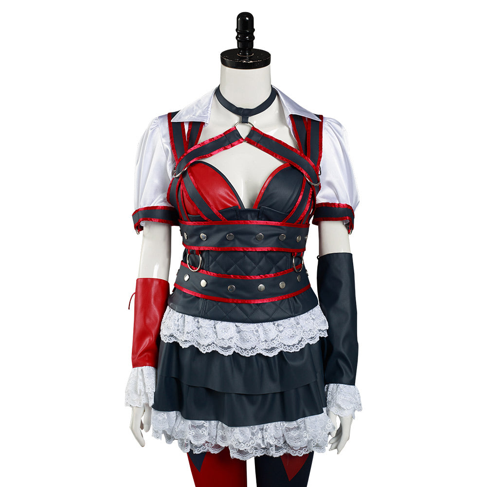 Batman Arkham Knight Harley Quinn Dress Cosplay Costume Trendsincosplay