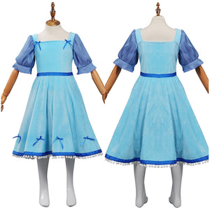 Peter Pan Wendy Cosplay Costume Sleepwear Outfits Halloween Carnival Suit for Kids Children