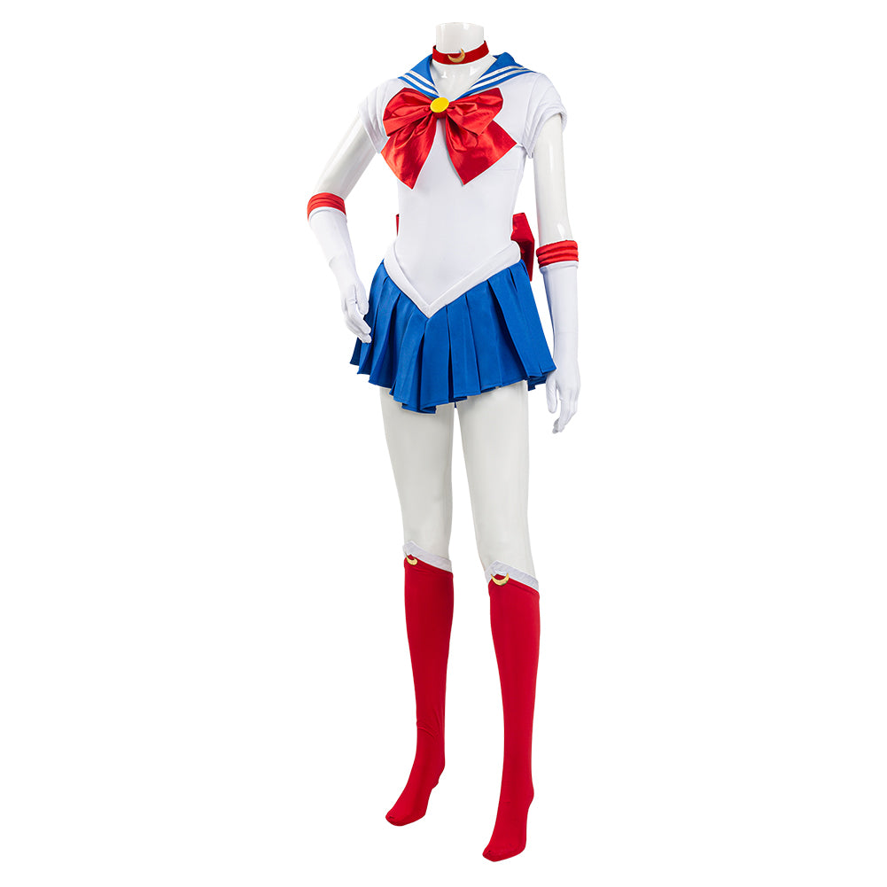 Sailor Moon Tsukino Usagi Halloween Carnival Suit Cosplay Costume Unif