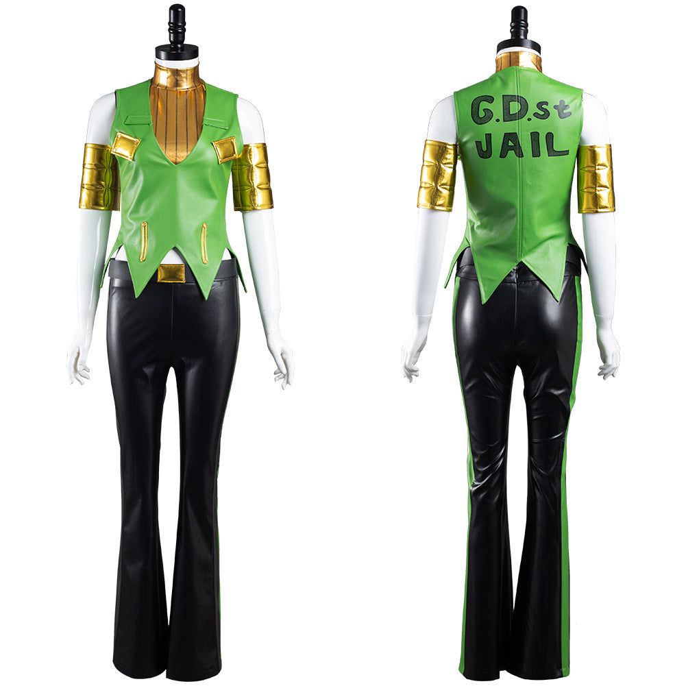 JoJo‘s Bizarre Adventure Ermes Costello Halloween Carnival Suit Cospla ...