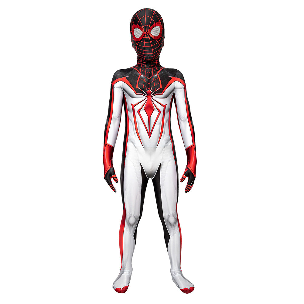 Kids Children Miles Morales Halloween Carnival Suit Cosplay Costume Ju ...