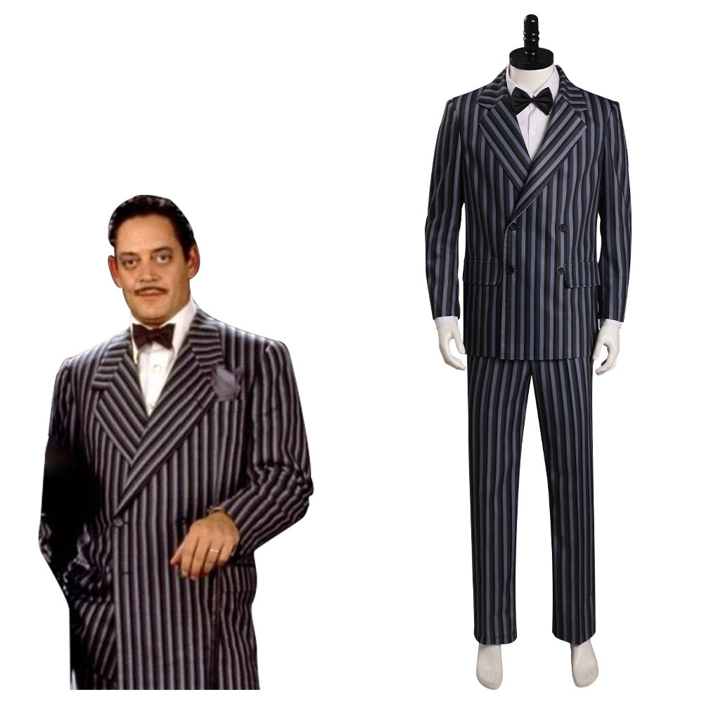 The Addams Family Gomez Addams Cosplay Costume Outfits Halloween Carni ...