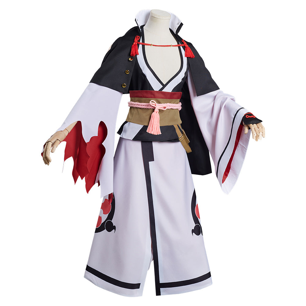 Guilty Gear Strive Baiken Halloween Carnival Suit Cosplay Costume Outf ...