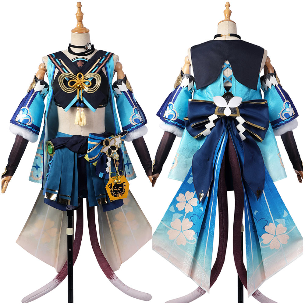 Genshin Impact Kirara Cosplay Costume Halloween Carnival Party Disguis ...