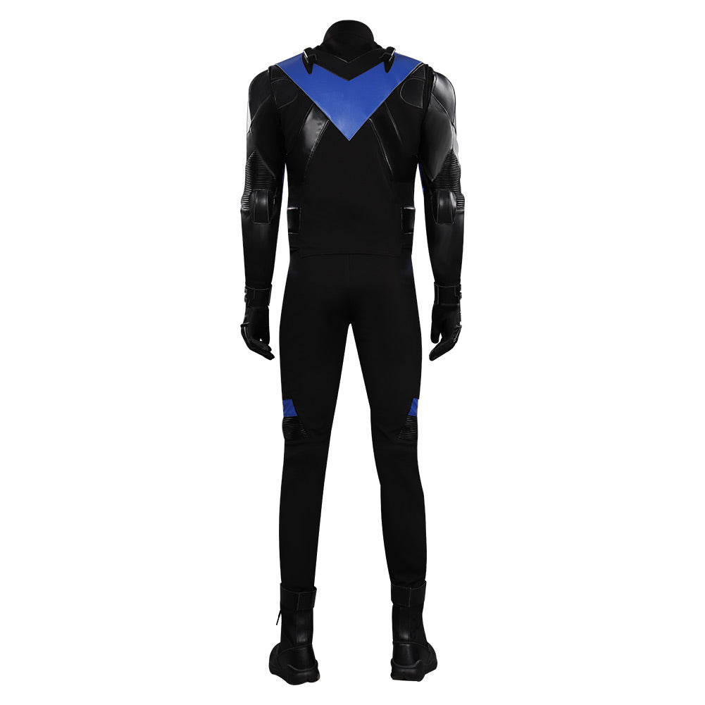 Gotham Knights Nightwing Halloween Carnival Suit Cosplay Costume Outfi ...