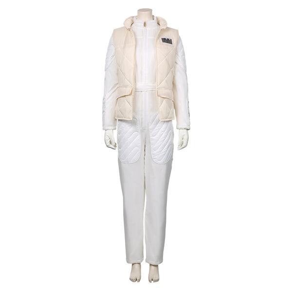 Star Wars-Leia Organa Solo Halloween Carnival Suit Cosplay Costume Jum ...