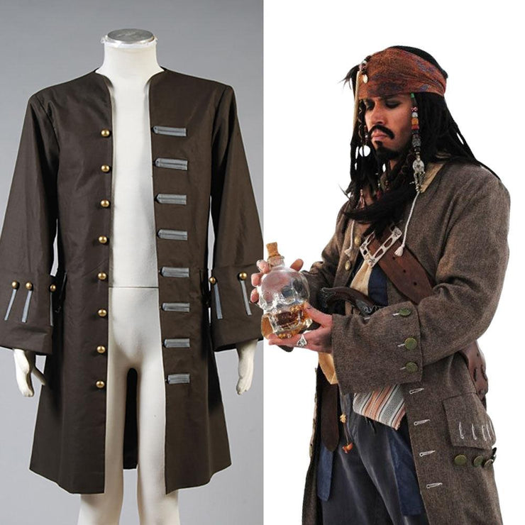 Jack Sparrow Inspired Linen/Cotton Pirate Coat