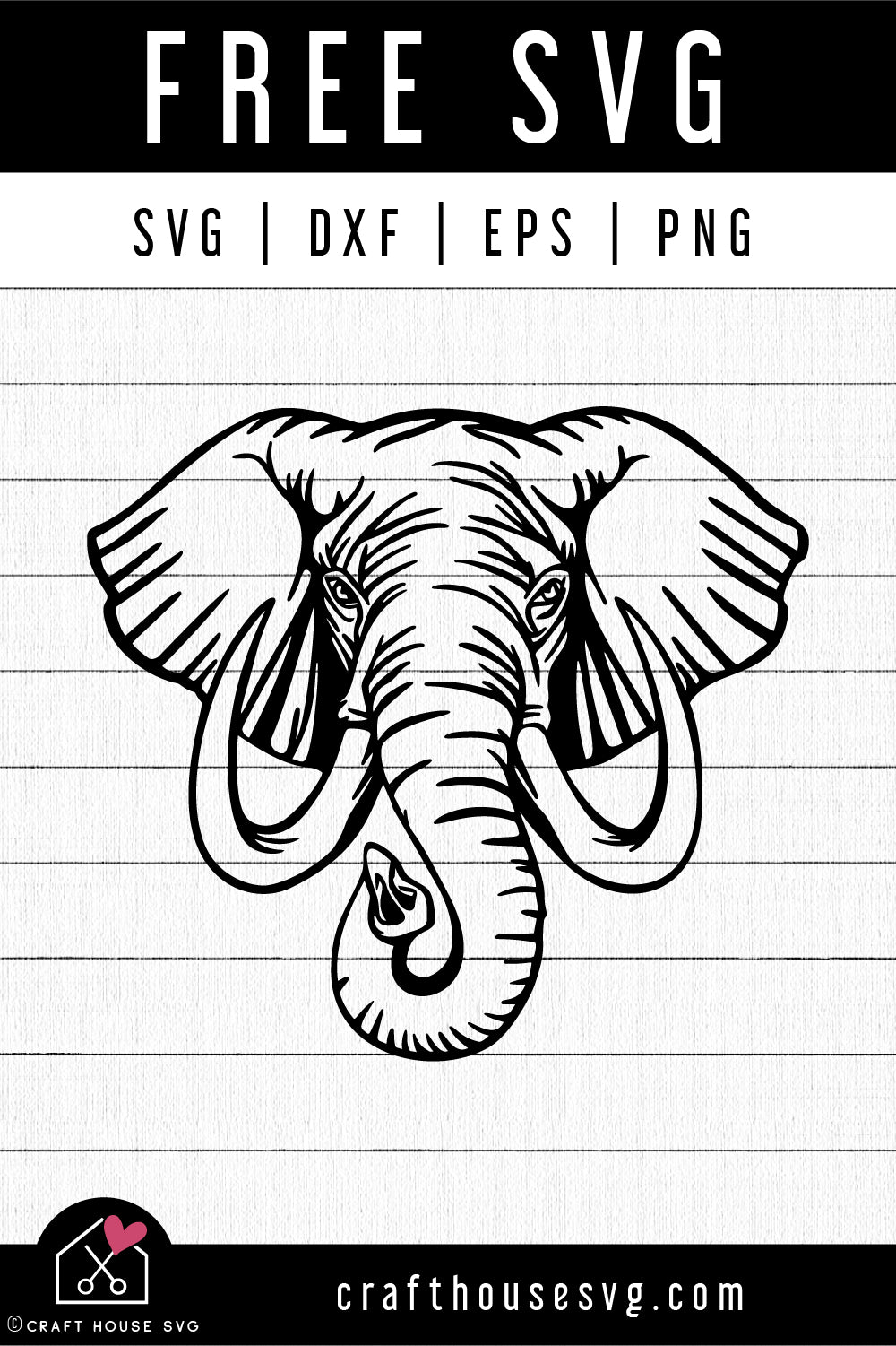 Download Free Elephant Svg Craft House Svg