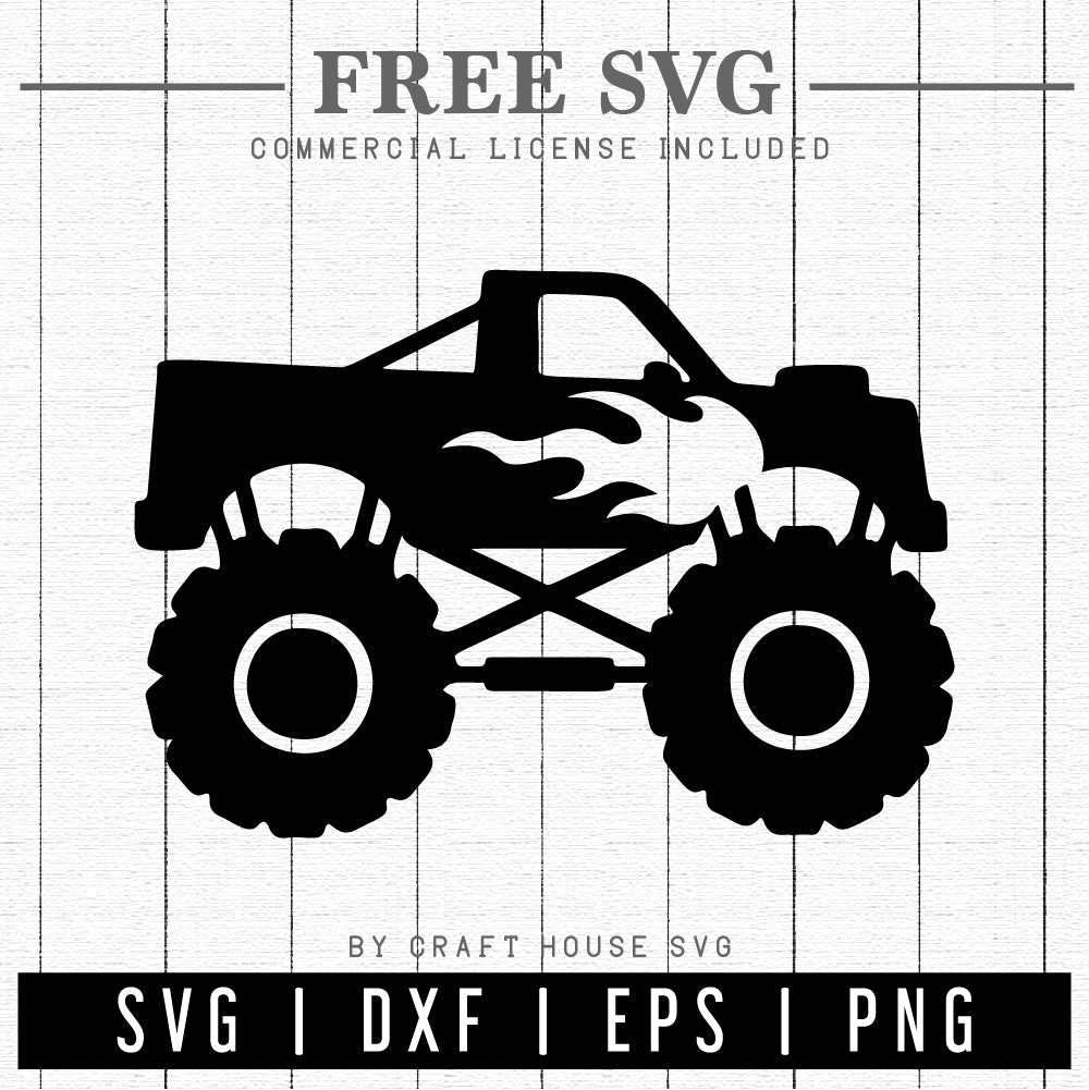 Free Free 264 Outline Monster Truck Svg SVG PNG EPS DXF File