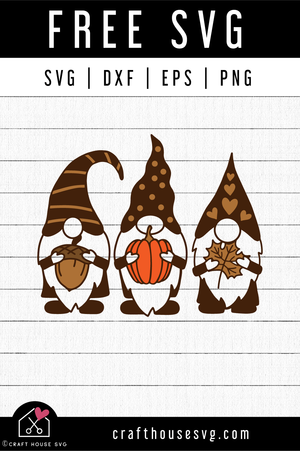 Free Fall Gnome Svg Craft House Svg