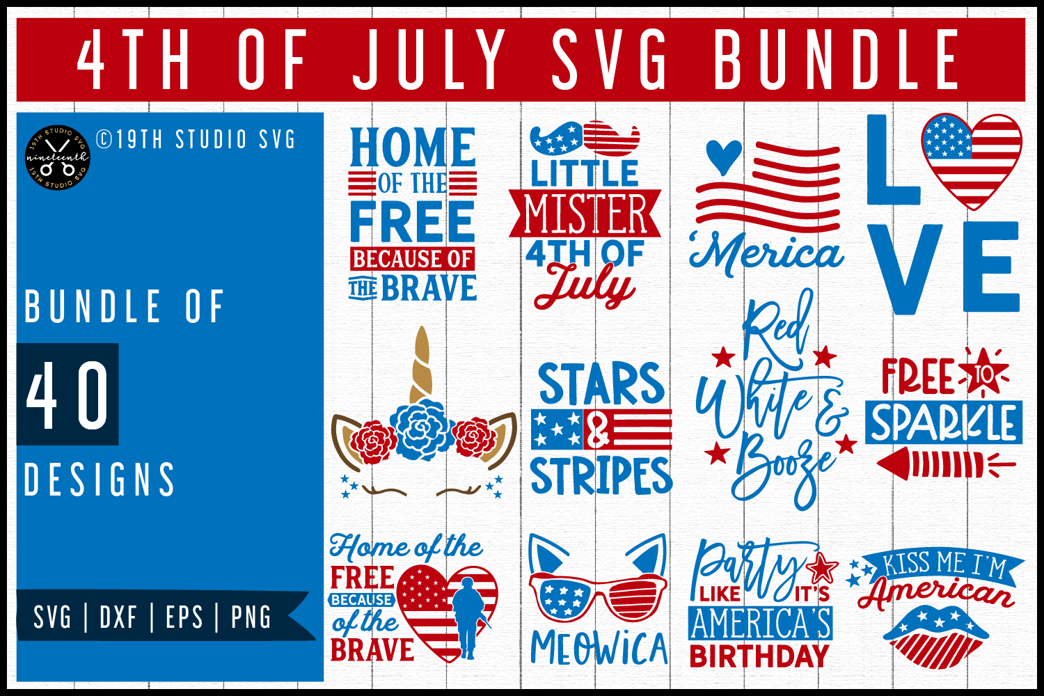 4th Of July Svg Bundle Mb55 Craft House Svg