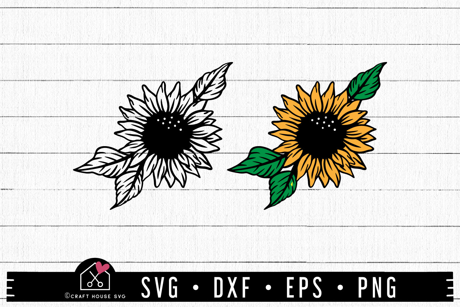 Download Free Sunflower Svg Craft House Svg