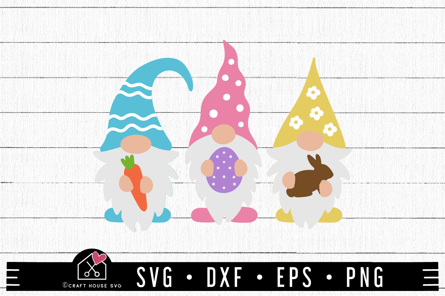 Download Free Easter Gnomes Svg File Easter Svg Craft House Svg