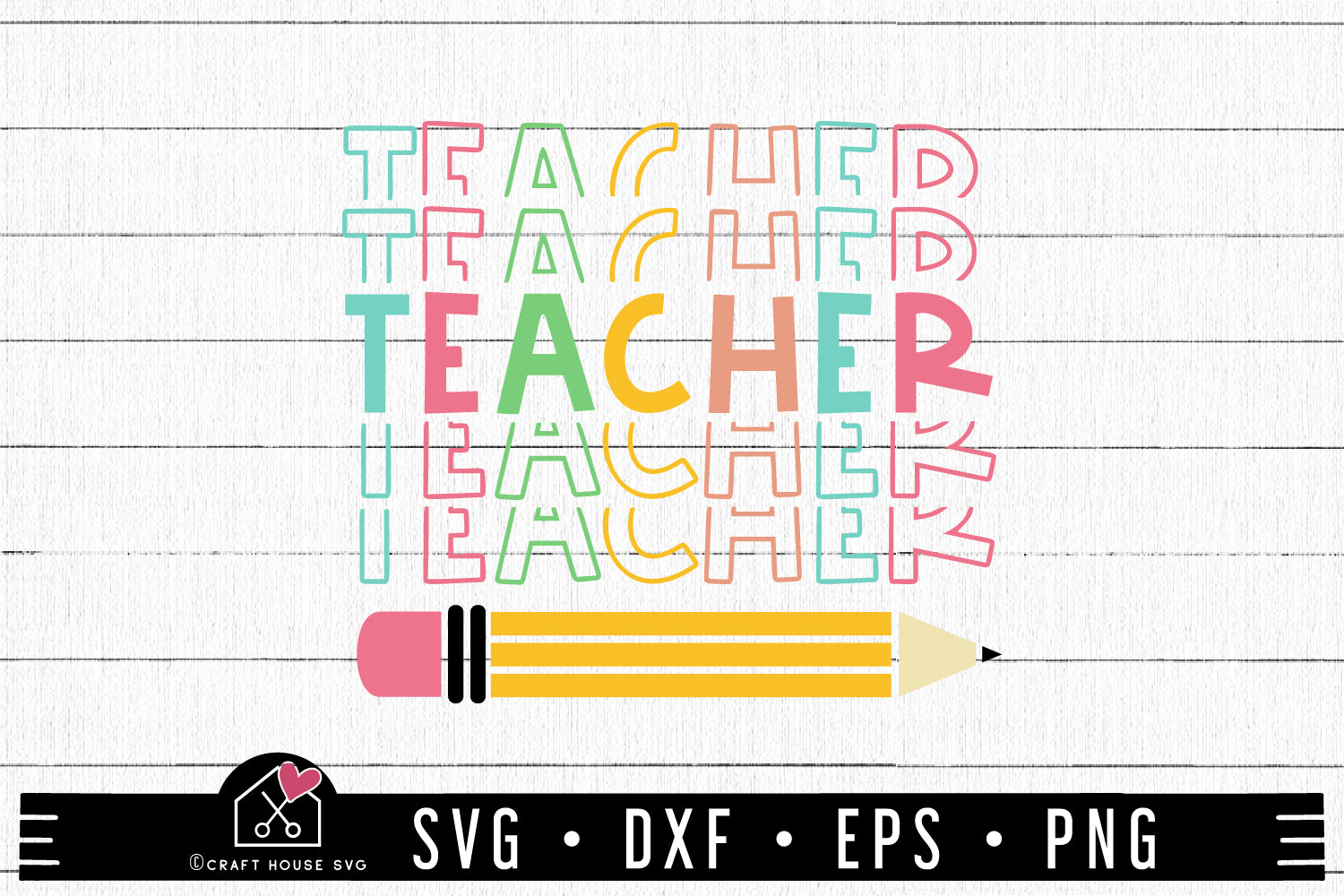 Download Free Teacher Echo Svg Teacher Svg Craft House Svg