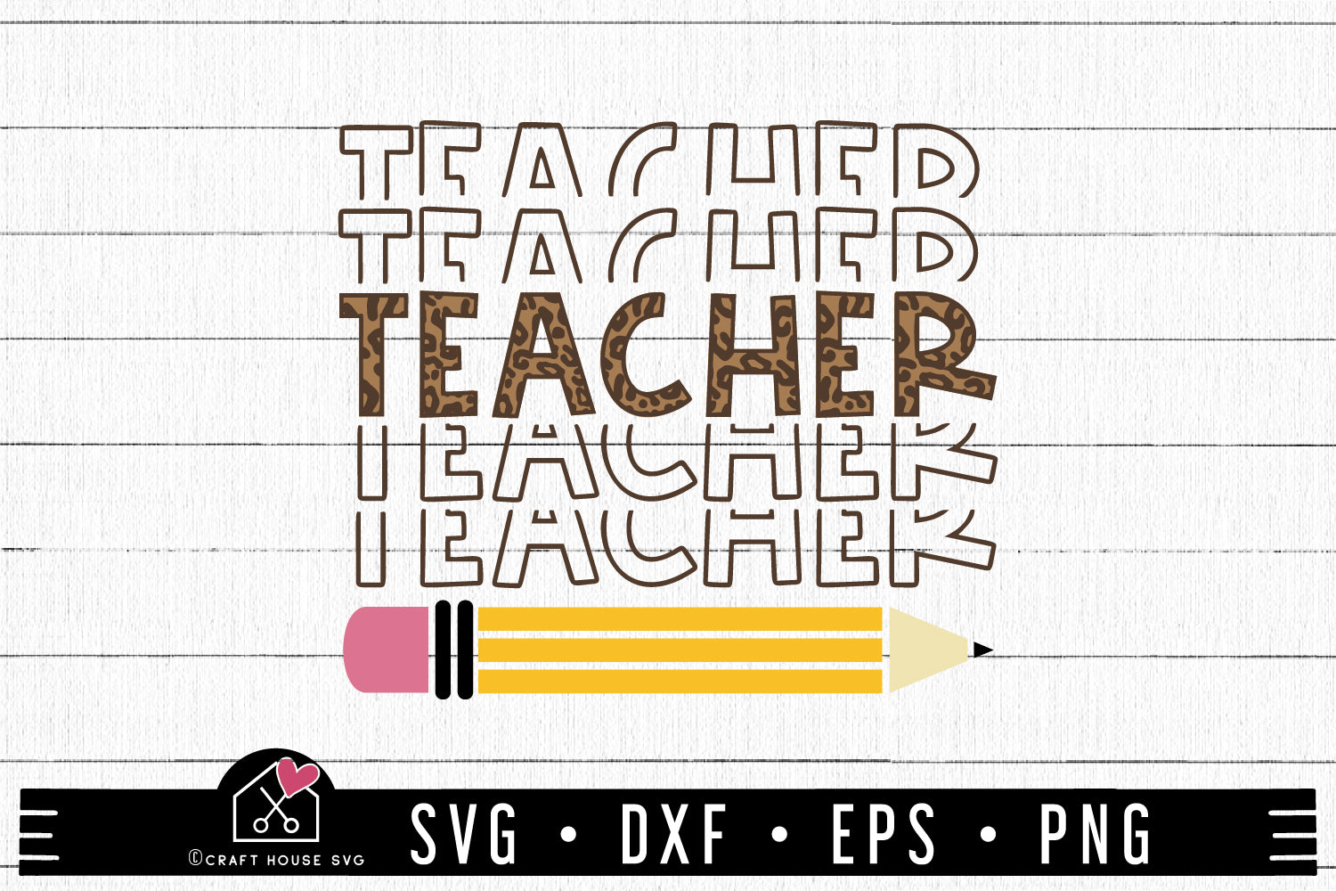 Download Free Teacher Echo Leopard Svg Teacher Svg Craft House Svg