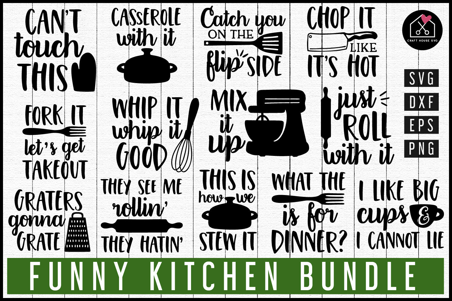 Download Funny Kitchen Puns Svg Bundle Craft House Svg