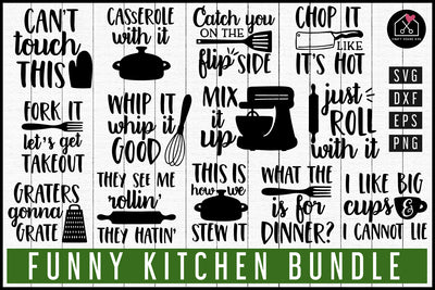 Cutting Board SVG Bundle Kitchen Cut Files