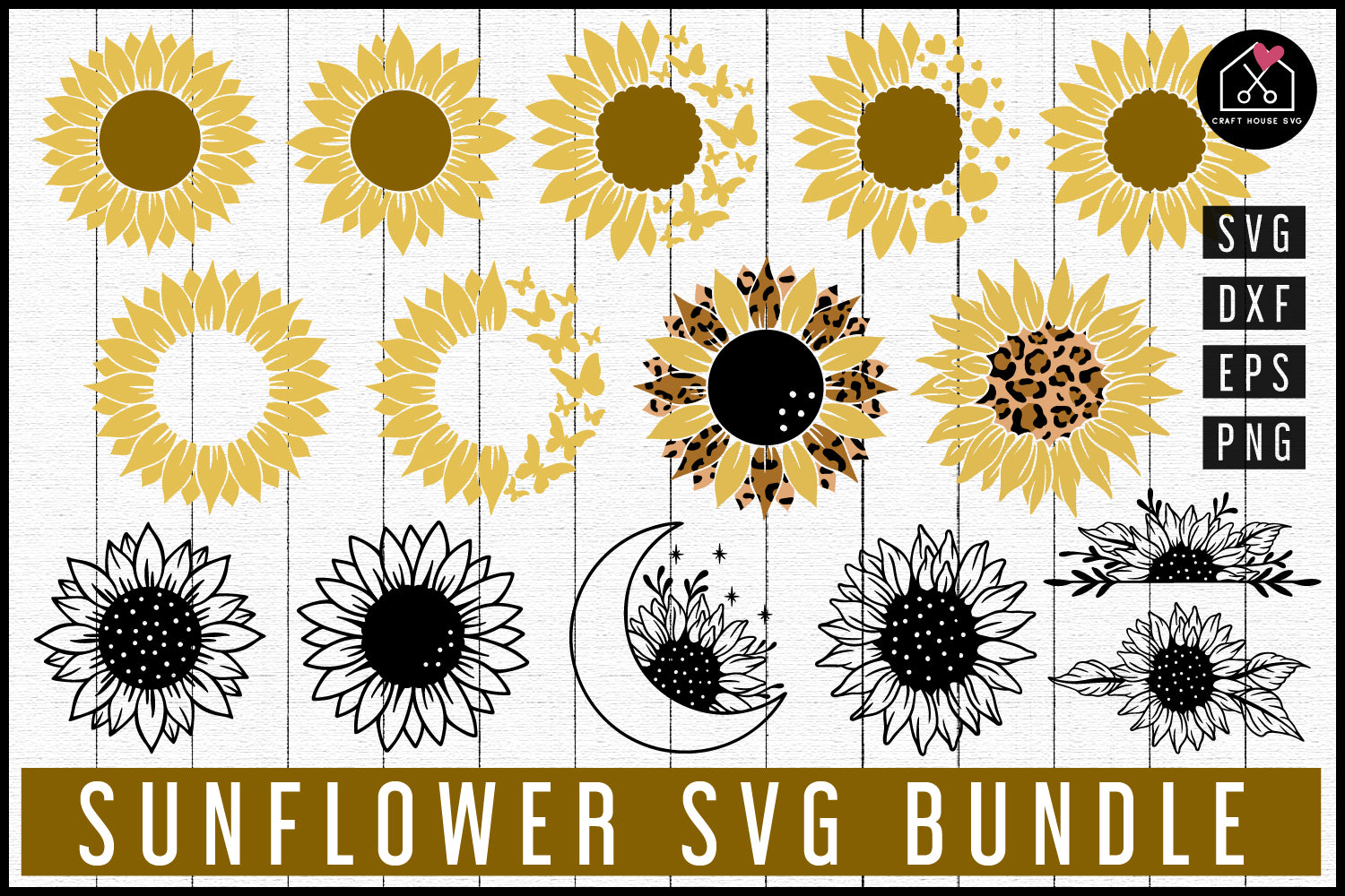 Free Free 88 Sunflower Svg Bundle SVG PNG EPS DXF File