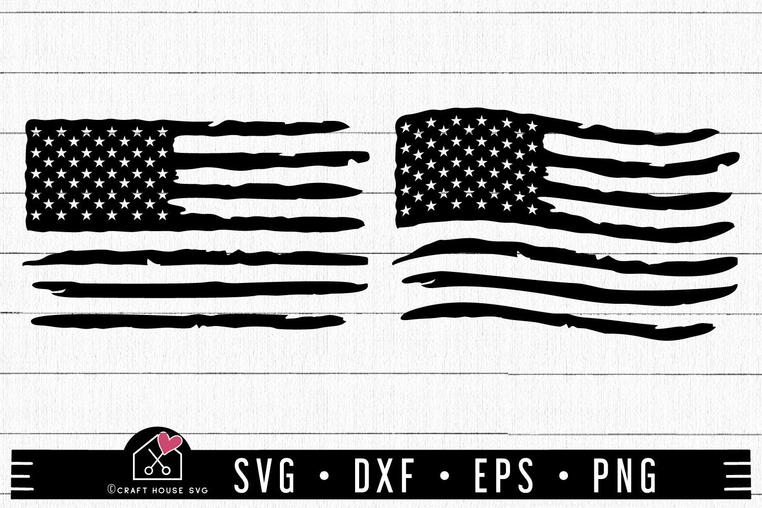 FREE Distressed American Flag SVG - Craft House SVG