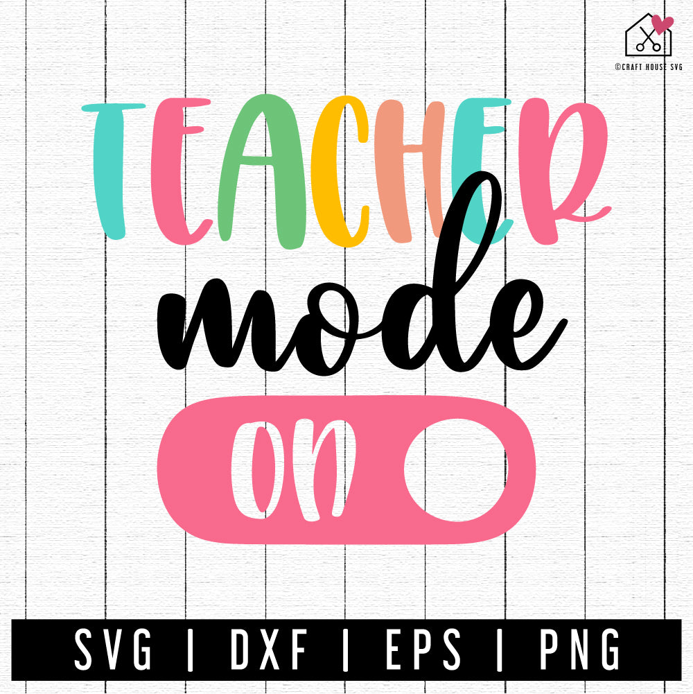 FREE Teacher mode on SVG - Craft House SVG