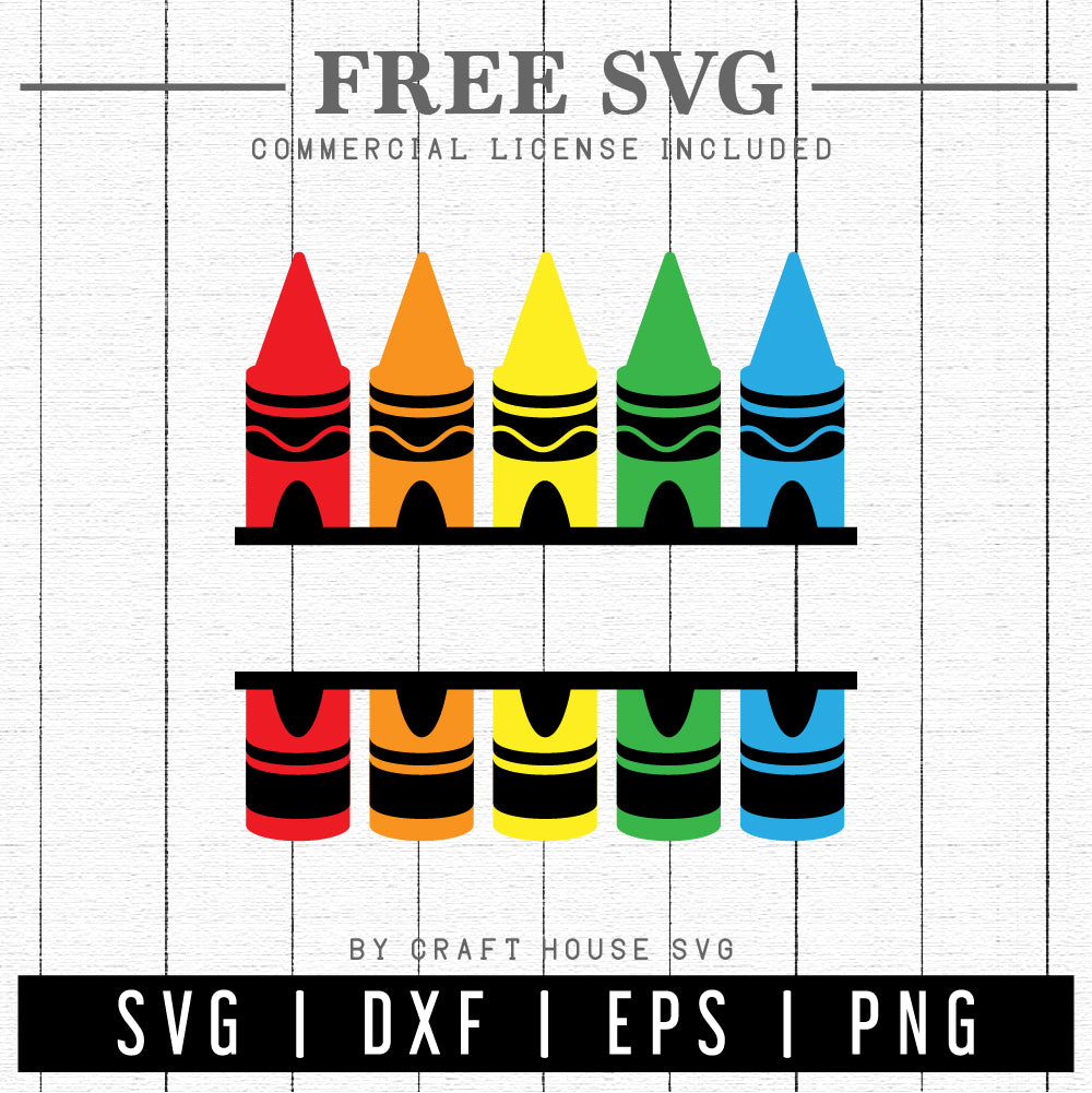 Download FREE Crayon Monogram SVG - Craft House SVG